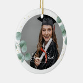 Elegant Greenery Calligraphy | Foto Afstuderen Keramisch Ornament (Rechts)