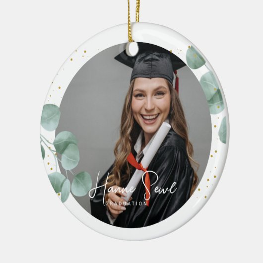 Elegant Greenery Calligraphy | Foto Afstuderen Keramisch Ornament (Links)