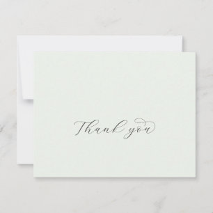 Elegant Greenery Coördinaat Hartelijk dank Bedankkaart