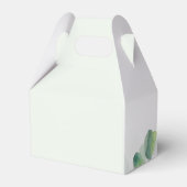 Elegant Greenery Dank je wel voor de doos Bedankdoosjes (Achterkant)