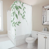 Elegant Greenery Douchegordijn (In situ)