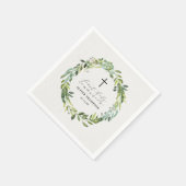 Elegant Greenery Eucalyptus First Community Paper Servet (Hoek)