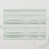 Elegant Greenery Eucalyptus Foliage Baby shower Folie Uitnodiging (Achterkant)