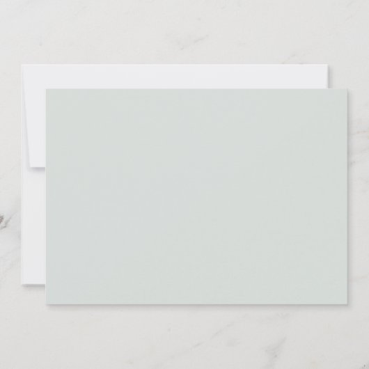 Elegant Greenery Eucalyptus Gold Wedding Save The Date (Achterkant)