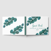 Elegant Greenery | Eucalyptus Leaves Weddenschap Gastenboek (Volledig)