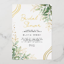 Elegant Greenery Eucalyptus Modern Vrijgezellenfee