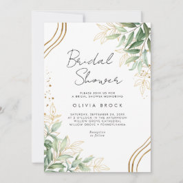 Elegant Greenery Eucalyptus Modern Vrijgezellenfee Kaart