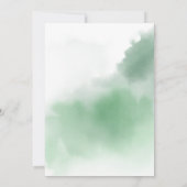 Elegant Greenery Eucalyptus Rehearsal Dinner Invit Kaart (Achterkant)