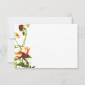 Elegant Greenery Eucalyptus Rozen Floral Wedding RSVP Kaartje (Achterkant)