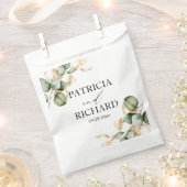 Elegant Greenery Eucalyptus Wedding Bedankzakje (Geknipt)