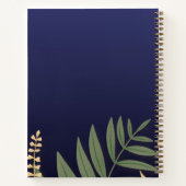 Elegant Greenery Family Recipe Book Notitieboek (Achterkant)