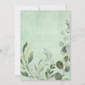 Elegant Greenery Fox Virtual Baby shower by Mail Kaart (Achterkant)