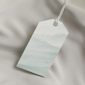 Elegant Greenery Gold Waterverf Vrijgezellenfeest Cadeaulabel