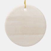 Elegant Greenery Initiaal 1e Kerstvrouw Keramisch Ornament (Achterkant)