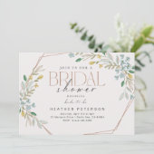 Elegant Greenery Kaart (Staand voorkant)