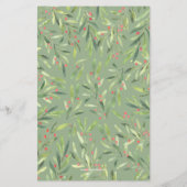 Elegant Greenery kerstbudgetuitnodigingen (Achterkant)