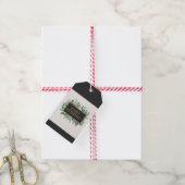 Elegant Greenery Label met kerstcadeaus Cadeaulabel (Met Touw)