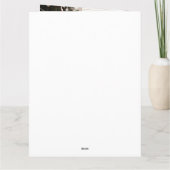 Elegant Greenery Ornament Photo Christmas Card Kaart (Achterkant)