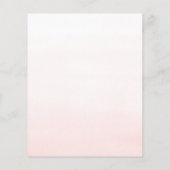 Elegant Greenery Pink Floral Date Night Idees (Achterkant)