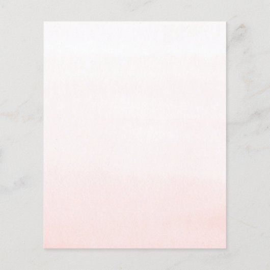 Elegant Greenery Pink Floral Date Night Idees (Achterkant)