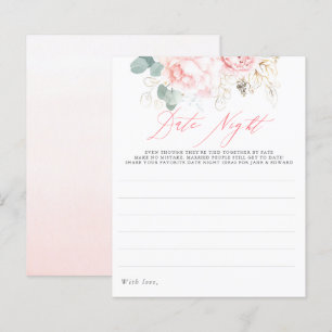 Elegant Greenery Pink Floral Date Night Idees
