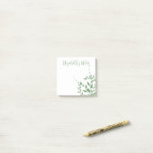 Elegant Greenery Post-it® Notes (Op bureau)
