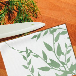 Elegant Greenery Theedoek