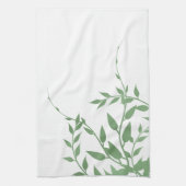 Elegant Greenery Theedoek (Verticaal)