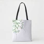 Elegant Greenery Tote Bag (Voorkant)