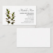 Elegant Greenery Visitekaartje (Voorkant / Achterkant)
