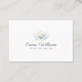 Elegant Greenery Visitekaartje (Voorkant)