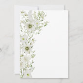 Elegant Greenery Vrijgezellenfeest Kaart (Achterkant)