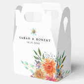 Elegant Greenery Waterverf Vrijgezellenfeest Bedankdoosjes (Geopend)