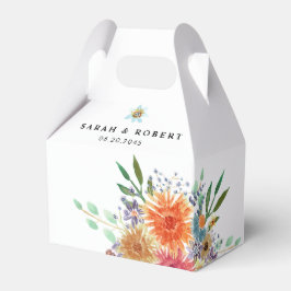 Elegant Greenery Waterverf Vrijgezellenfeest Bedankdoosjes