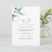 Elegant Greenery we doen het weer met Hernieuwing Kaart (Staand voorkant)