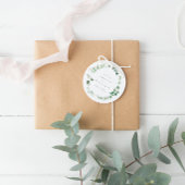 Elegant Greenery Wedding Bedankt Bedankjes Labels