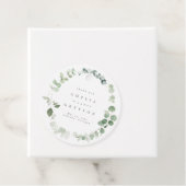 Elegant Greenery Wedding Bedankt Bedankjes Labels (In situ)