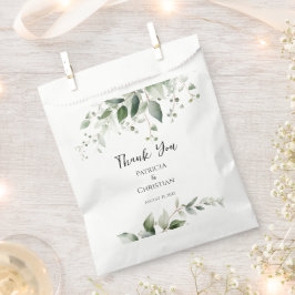 Elegant Greenery Wedding Bedankzakje