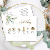 Elegant Greenery Wedding Chronologie en Programma