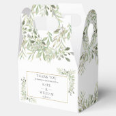 Elegant Greenery Wedding Favor Box Bedankdoosjes (Geopend)