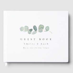 Elegant Greenery Wedding Guest Book Gastenboek