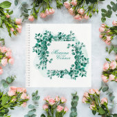 Elegant Greenery Wedding Guest Book Notitieboek
