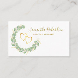 Elegant Greenery Wreath Eucalyptus Visitekaartje