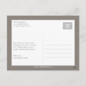 Elegant Greeting Easter Photo Card Post Card Feestdagenkaart (Achterkant)