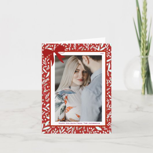 Elegant Greeting  Feestdagen Kaart (Voorkant)