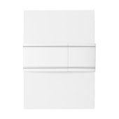 Elegant grenst zwart-wit-minimalistische bruiloft uitnodigingen wikkel (Achterkant Voorbeeld)