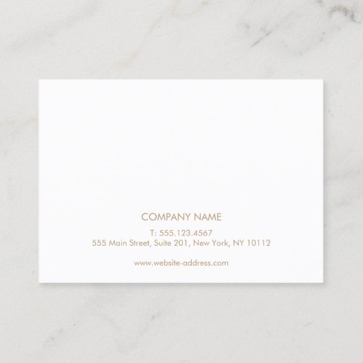 Elegant Grey After Care for Lash Extensions Salon Visitekaartje (Achterkant)