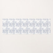 Elegant Grey and Blue Yoga Mat (Achterkant (horizontaal))