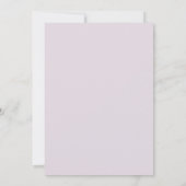 Elegant Grey and Blush Pink Wedding Invitation Kaart (Achterkant)
