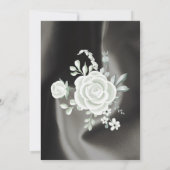 Elegant Grey Bewaar de Datum Aankondiging Kaart (Achterkant)